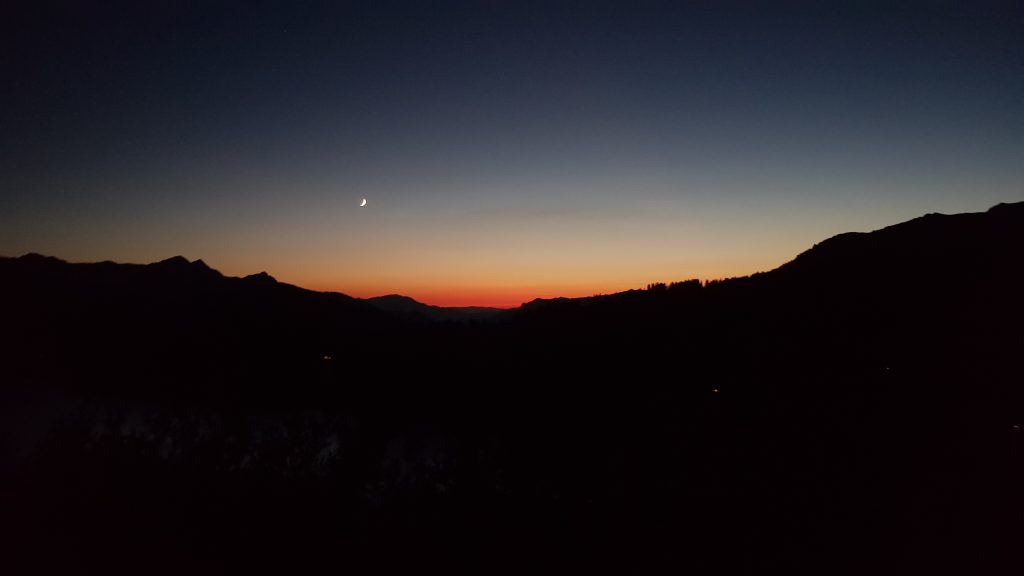 Coucher de soleil Beaufortain
