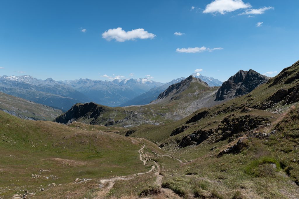 Vue montagne les cinq lacs