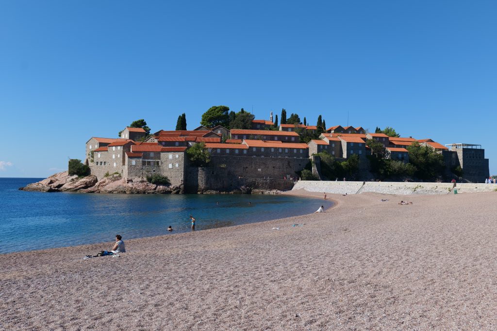 Sveti Stefan plage