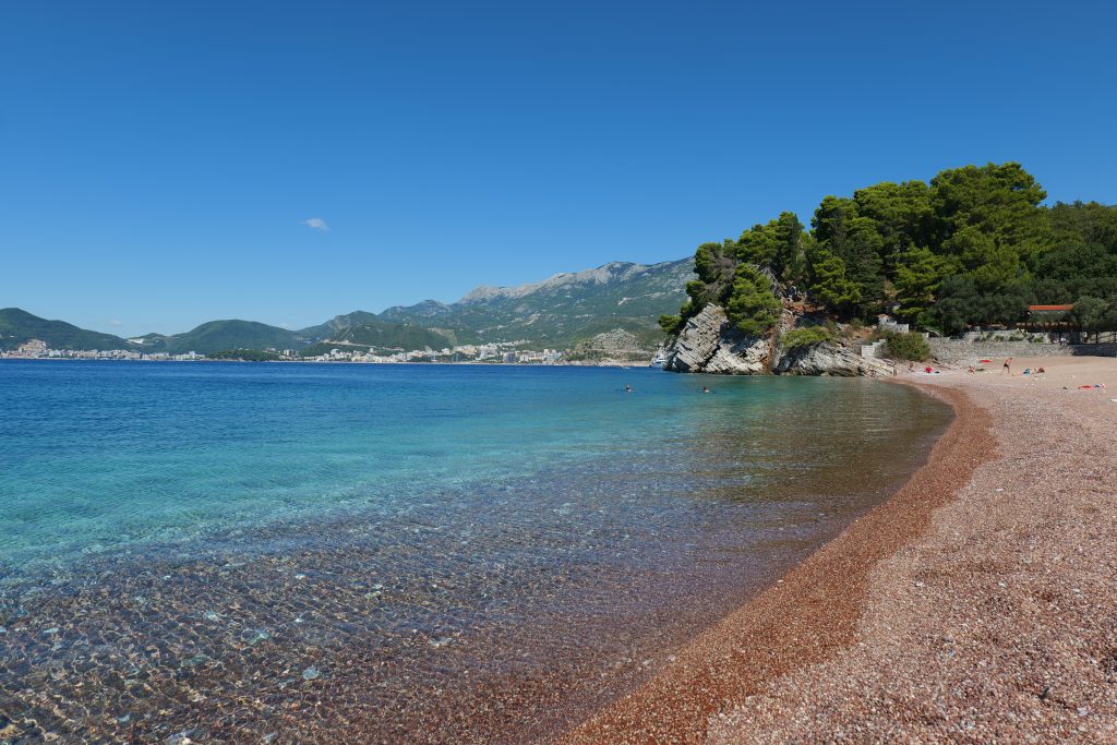 Sveti Stefan plage Monténégro