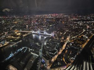 Vue de nuit Londres Tower Bridge