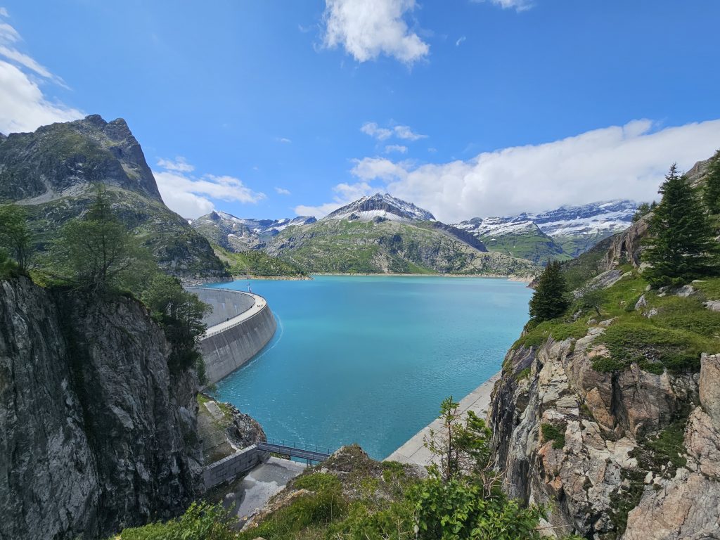 Vue Barrage d'Emosson