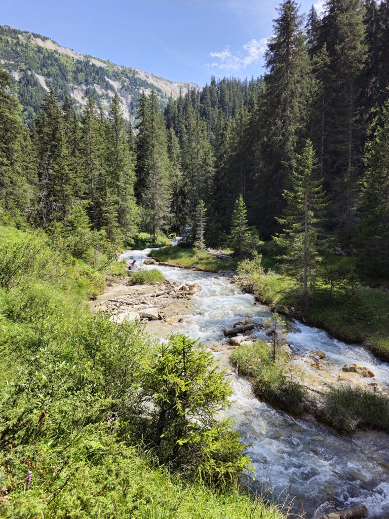 Lac de la Rosière et Cascade des Poux à Courchevel