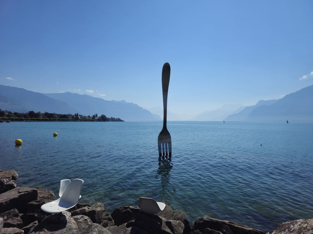 Fourchette à Vevey